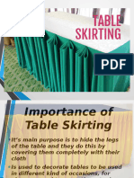 Table Skirting