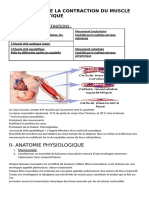 Physiologie de La Contraction Du Muscle Strie Squelettique