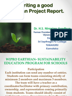 Wrtiting Good Earthian Project Report 2024-25