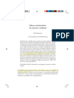 MONTERO, Paula. Saberes Missionários - Da Autoria À Tradução