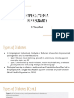 Hyperglycemia in Pregnancy: Dr. Shaurya Basak