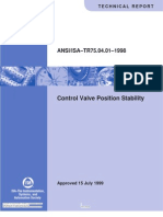 ISA TR75.04.01 Control Valve Position Stability