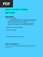 Paypal Method 2024