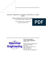 Accurate Computation of Vector Potentials in Lossy Media