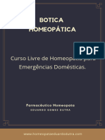 Homeopatia para Emergencias Domesticas.