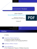 EC3301 Lecture 4 General Equilibrium and Economic Welfare