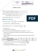 Devoir de Synthèse N°1 Avec Correction - Math - Bac Economie & Services (2020-2021) MR OUERGHI CHOKRI