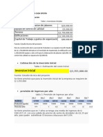 Costo y Operaciones de Inversiones