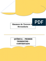 Quimica Primer Trimestre Tercer Ano Secundaria Contestado