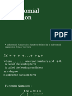 Polynomial Function 1