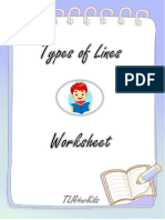 Types of Lines Worksheet