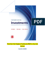 Investments ISE 13th Edition PDF