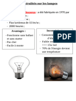 Généralité Sur Les Lampes