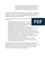 Acte 3 Décentralisation Sénégal