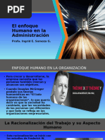 El Enfoque Humano en La Administración # 4