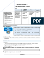 4° Grado - Tutoria N°02 - Octubre