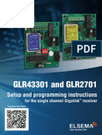 GLR43301 Setup & Programming Instructions