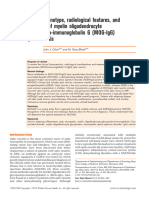 Clinical Phenotype, Radiological Features, and Treatment of Myelin Oligodendrocyte Glycoprotein-Immunoglobulin G (MOG-IgG) Optic Neuritis