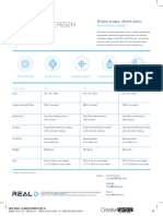 RealD Ultimate Screen Tech Sheet