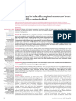 Chemotherapy For Isolated Locoregional Recurrence