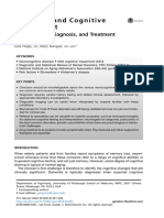 Dementia and Cognitive Impairment DSM V