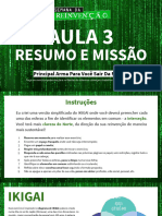 Resumo e Missão Aula 3 - Semana Da Reinvenção