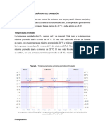 Características Climáticas de La Región