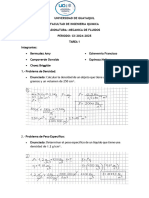 Problemas de Densidad, Peso Especifico, Gravedad Especifica 1