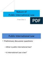 Lesson 1 Nature and Sources of Public International Law