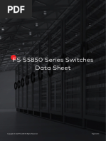 S5850 Series Switches Datasheet