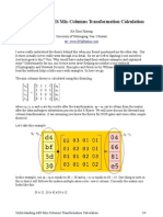 Understanding AES Mix-Columns Transformation Calculation: Kit Choy Xintong University of Wollongong, Year 3 Student