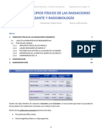 Tema 1. Principios Físicos de Las Radiaciones Ionizantes y Radiobiología