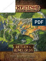 Return of The Runelords - Poster Map Folio