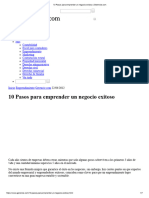 Pasos para Emprender Un Negocio Exitoso