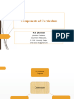 2 Components of Curriculum