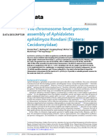 The Chromosome-Level Genome Assembly of Aphidoletes Cecidomyiidae)