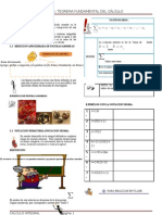 El Teorema Fundamental Del Cálculo