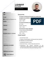 CV Étudiant Simple Blanc