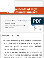 Lec#6 Measurement of High Voltage and Current