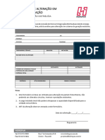 Formulario de Alteracao em Sistema GD R2