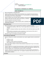 Rapid Overview of Rapid Sequence Intubation in Children