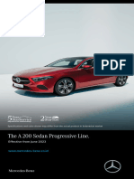 The A 200 Sedan Progressive Line - Facelift Brochure