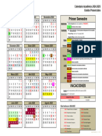 Curso 2024-2025. Calendario Acad Mico Grados Presenciales