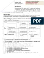 Cuestionario de Docentes Segunda Sesión 2024-2025