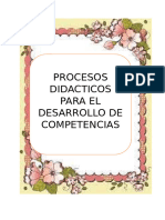 Procesos Didacticos para El Desarrollo de Competencias