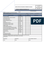 Inspección de Botiquín de Primeros Auxilios