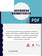 Categorías Gramaticales