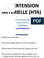 Hypertension Arterielle - DR M. Mounir Dia