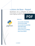 MP - PC - T - Notions de Base - Rappel