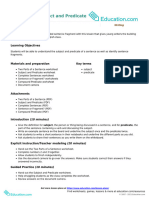 Usr Local SRC Education - Com Files Static Lesson-Plans Subject-And-Predicate Subject-And-Predicate